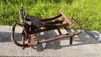 Tandemové sedačky + stupačky na predvojnové motocykle - 7