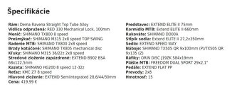 Bicykel Dema Ravena 1.0 červený - 7