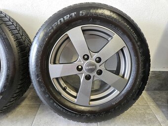 ‼️Alu disky DEZENT 16" +❄️zimné pneu DUNLOP 215/65 R16 - 7