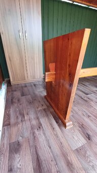 Stôl z tvrdého dreva +2 lavice - 7