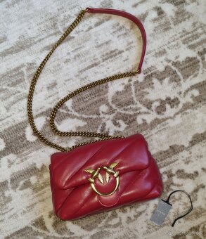 Kožená kabelka Pinko puff - 7