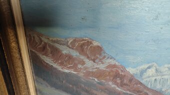 Starý obraz - rakúske Alpy - 7