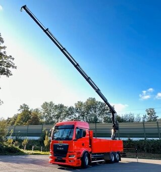 9585 - MAN TGS 26.470 - 6x2 – NOVÉ - Valník + HR-HIAB X 228- - 7