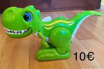 Hračky-Hot Wheels,McQueen,Dinosaury - 7