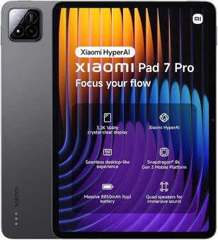 Predám Xiaomi pad 7 pro 512GB - 7