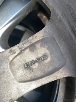 Predám 205/55 r17 disky 5x100 - 7