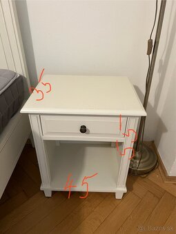 Štýlová posteľ 160x200 a nočné stolíky - 7