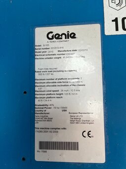 PREDAJ - Teleskopická Dieslová pracovná plošina Genie S-105 - 7