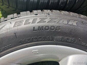 Bridgestone Blizzak LM005 + R17 org Hyundai ix35 disky - 7