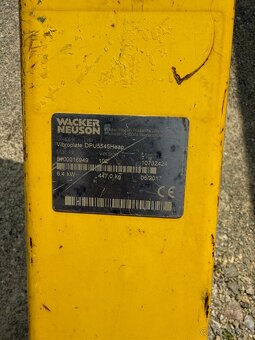 Reverzná vibračná doska Wacker Neuson DPU 5545 Heap 447kg - 7
