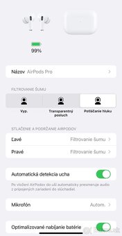 Apple AirPods Pro 1 s MagSafe s bezdrôt. nabíjacím puzdrom - 7