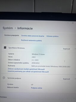 Predám HP Laptop 15s-fq4xx - 7