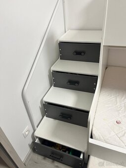 Masívna poschodová posteľ - 7