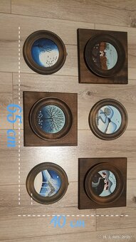 Miniatúry -tempera na plátne - 7