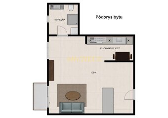 LUXUSNE ZREKONŠTRUOVANÝ 1-IZBOVÝ BYT S BALKÓNOM A PARKOVANÍM - 7