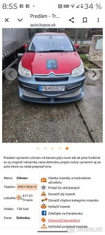 Predám Citroen C4 benzín log po dohode aj spz - 7