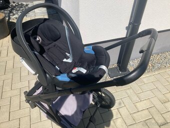 Kombinovaný kočík Moon Style 2020, autosedačka Cybex - 7