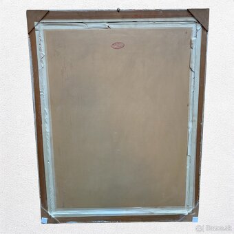 Absolútne nádherný veľký farebný olej, top stav, sign, 90x70 - 7