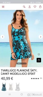 Nové PLAVKY - plavkové šaty 42 - cena s poštou - 7