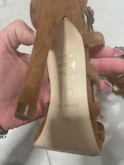 kožené Sandale Eva Minge vel. 36, Vd 23,5cm - 7