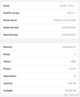 Apple iPad Pro M4 11" 256GB Cellular - 7