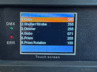 Predám Moving head BEAM 7R 230W +CASE+OBAL (otočne hlavy ) - 7