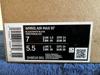 (2) Nike Air Max 97 Dámske Čierne - 7