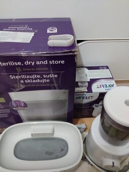 Sada Philips Avent sterilizátor, ohrievač fliaš a mixér 2v1 - 7