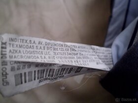 Zara pánske chino nohavice elastan M - 7