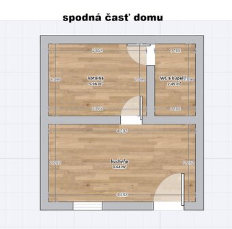 Rodinný dom s chatou v krásnom prostredí Čierneho Balogu – č - 7