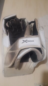 Brankarska vystroj  Bauer +korcule a prilba - 7