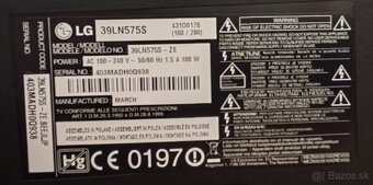 Predám TV Full HD smart LG 39LN575S - 7
