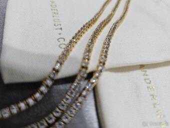 Tennis bracelet & tennis necklace set - 7