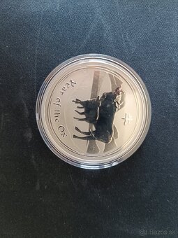 Kompletná sada Lunar II. 1oz. Strieborné mince. - 7