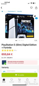 PS5 Digital + Nacon stanica + 2 ovládače | TOP stav - 7