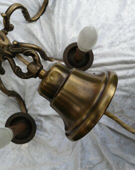 Mosadzný luster z Nemecka - 7