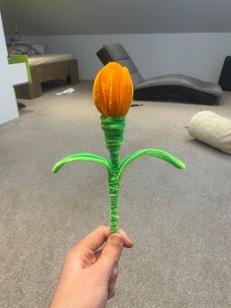 Kvety z chlpatého drôtiku - 7