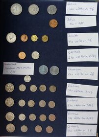 Zbierka mincí - Latinská Amerika, Afrika, Kanada, Vatikán me - 7
