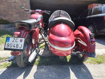 Jawa 350 typ 360 + sajd s TP a EČ - 7
