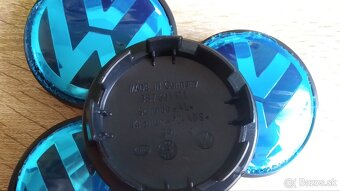 VW krytky stredovej diery Volkswagen, pukličky diskov BA - 7