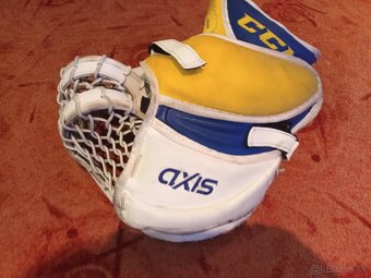 Brankárska lapačka a vyrážačka CCM, Axis a Eflex 4, custom - 7