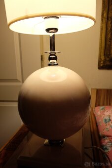 Luxusná nová nočná alebo stolová lampa mramorové sklo - 7