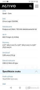 MP3 prehrávač Activo CT10 - modell APP11.. - 7