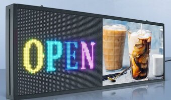 Farebná svetelná LED reklama panel displej 103x45cm - 7