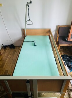 Polohovatelná elektricka posteľ + matrac - 7