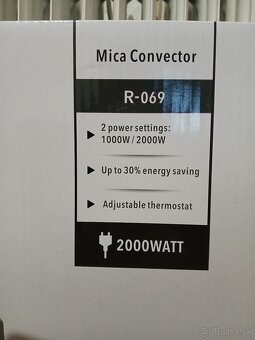 Elektricky ohrievač/convector - Rohnson 1000-2000W - 7