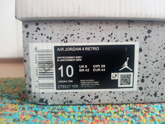 Jordan 4 white cement - 7