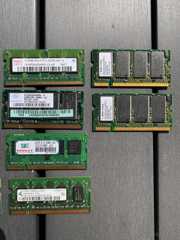 Notebook RAM pamäte: 256 MB, 512 MB, 1 GB a 2 GB - 7
