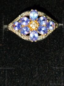 Zlaty damsky prsten Diamanty a td 0,585 punc Vaha 4,395 g - 7