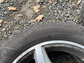 167. sada zimní alu kola 205/55 r16 5x112 VW Škoda - 7